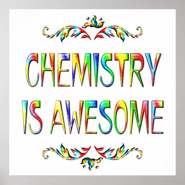 Poster La chimie est géniale (Devant)