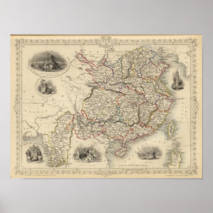 Poster La Chine et Burmah