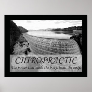Poster La chiropratique guérit les citations du corps