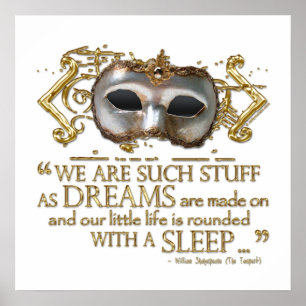 Poster La citation Tempest (version or)