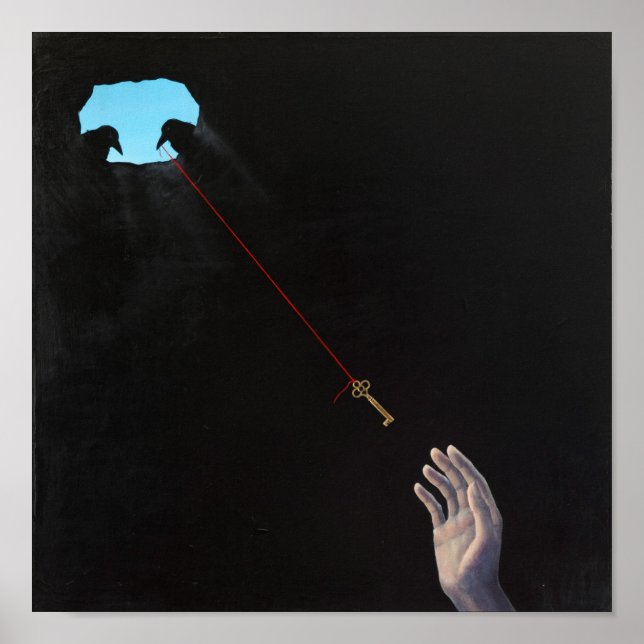 Poster "La clé" de Christiane Cegavske (Devant)