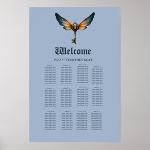 Poster La Clé de l'Éternité – Ailes Steampunk