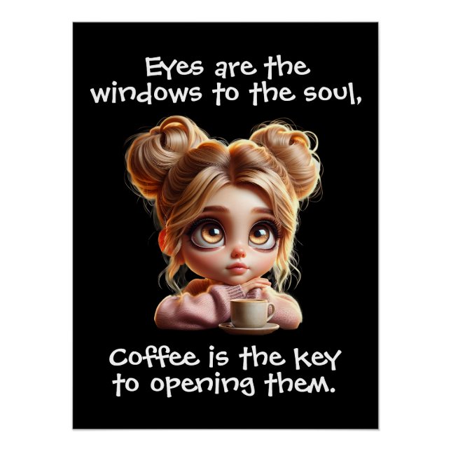 Poster La Clé Est Le Café (Devant)