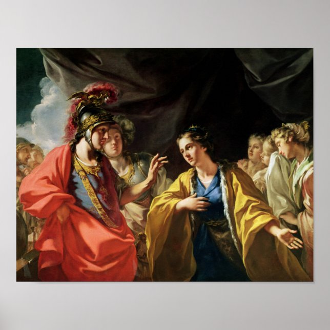 Poster La clémence d'Alexandre le Grand (Devant)