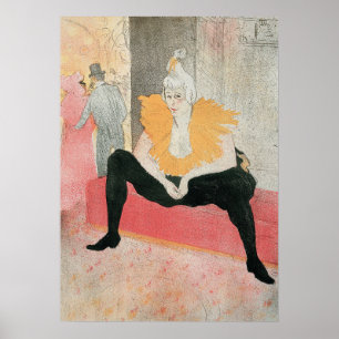 POSTER LA CLOWNESSE ASSISE