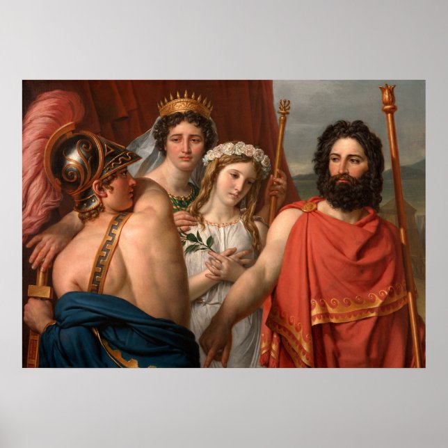 Poster La colère d'Achille, 1819 (Devant)