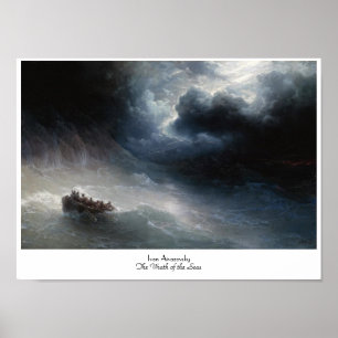 Poster La Colère des mers Ivan Aivazovsky