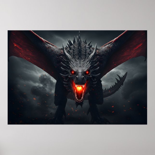 Poster La colère du dragon (Devant)
