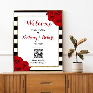 Poster La Collection de Mariage Chic Moderne Luxe - Roses