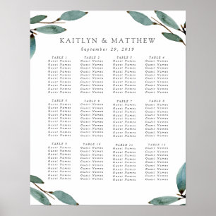 Poster La collection de Mariages de liss botaniques