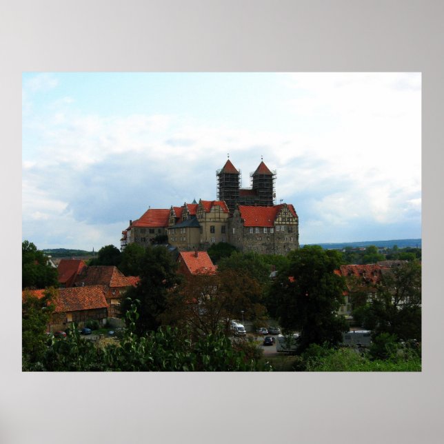 Poster La colline du château de Quedlinburg (Devant)