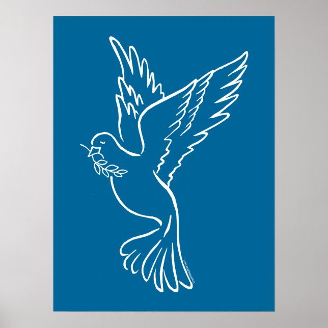 Poster La colombe de la paix (Devant)
