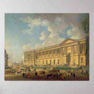Poster La colonnade du Louvre. c.1770