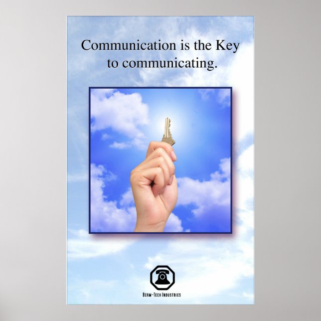 Poster La communication Berm-Tech est la clé (Devant)