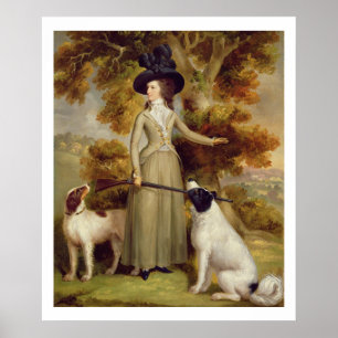 Poster La comtesse d'Effingham avec l'arme à feu et le