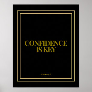 Poster La confiance est la clé