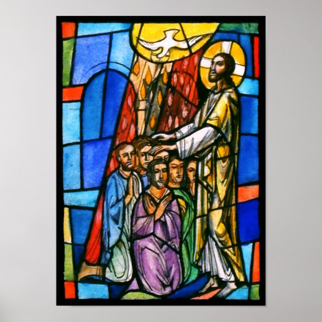 Poster La confirmation : Jésus/Art Religion (Devant)