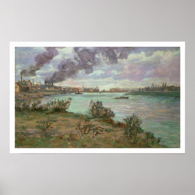 Poster La confluence de la Seine et de la Marne à Ivry (Devant)