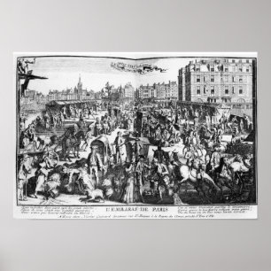 Poster La congestion à Paris