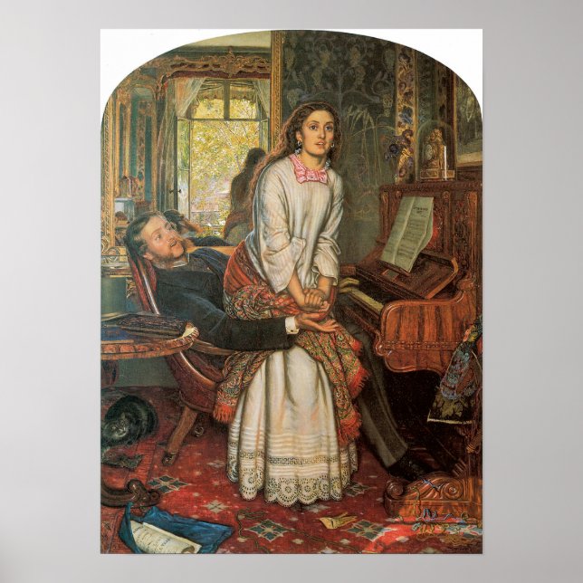 Poster La conscience éveillante, 1853 (Devant)