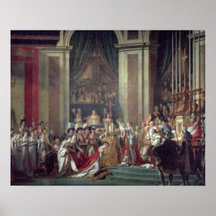 Poster La consécration du napoléon d'empereur