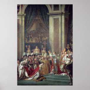 Poster La consécration et le Josephine du napoléon