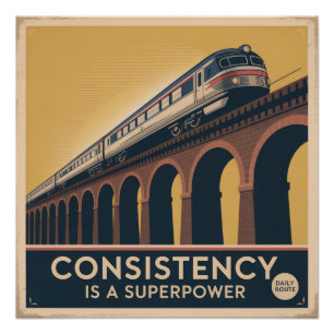 Poster La constance est une superpuissance