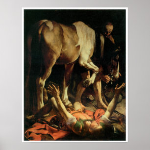 Poster La conversion de Saint Paul, Caravaggio