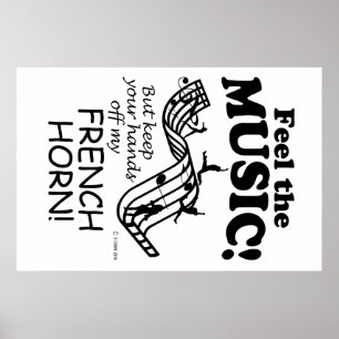 Poster La Corne Française Sent La Musique