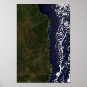 Poster La côte de la Mozambique
