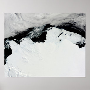 Poster La côte de Queen Mary de l'Antarctique