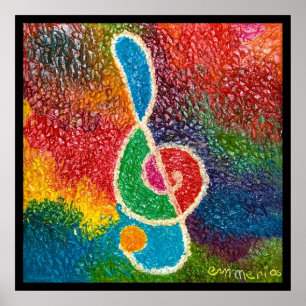 Poster la couleur de la musique