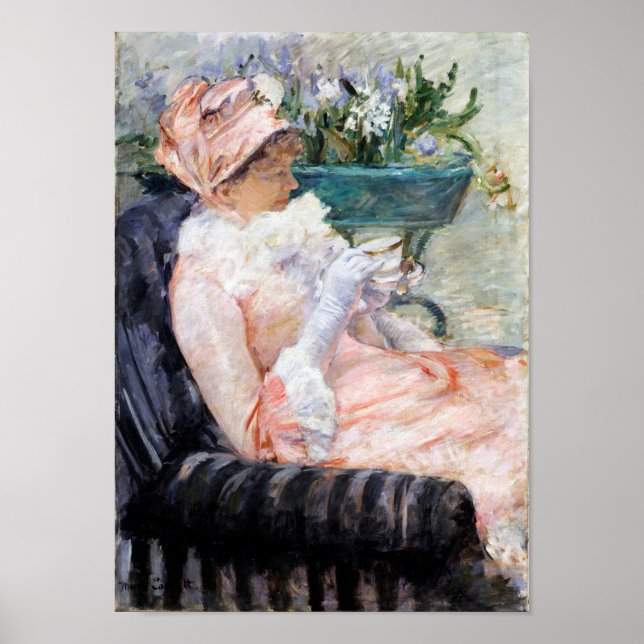 Poster La Coupe du Thé, Mary Cassatt (Devant)
