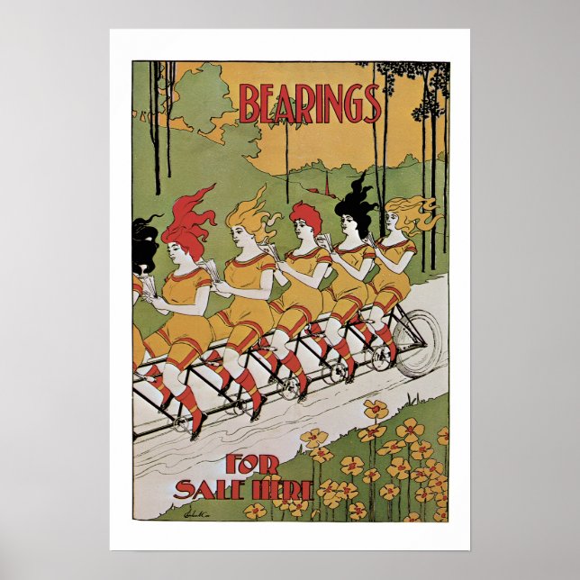 Poster La couverture du magazine Bearings (Devant)