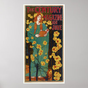 Poster La couverture du siècle 1896 Juin par Rhead