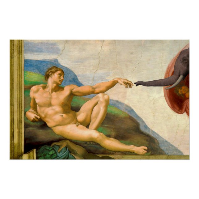 Poster La Création D'Adam Parody (Devant)
