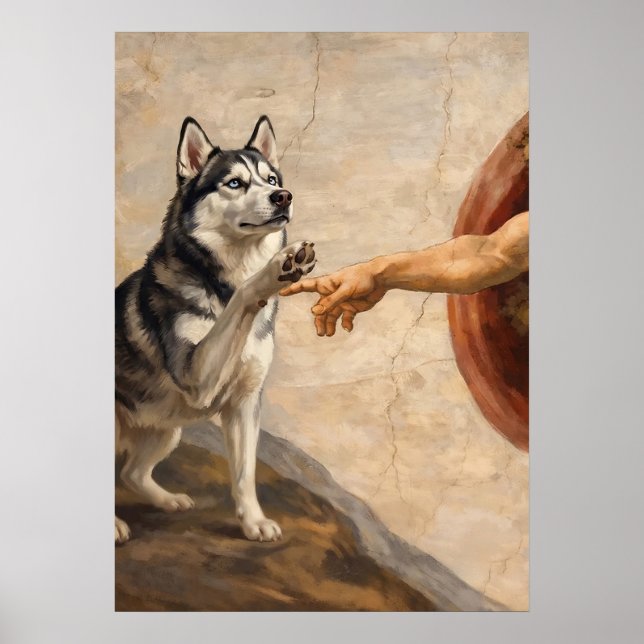 Poster La création du Husky (Devant)