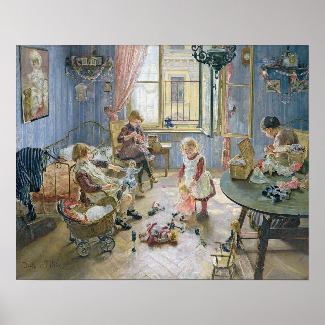 Poster La crèche, 1889 (Devant)