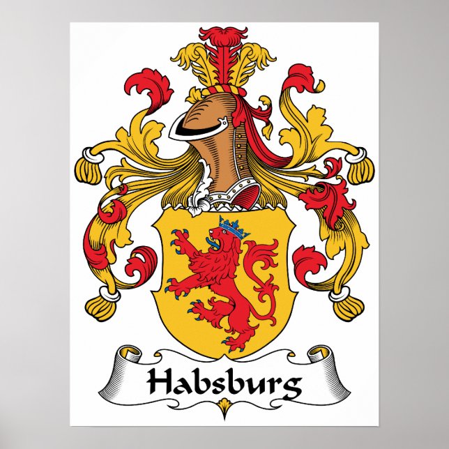 Poster La crête familiale des Habsbourg (Devant)