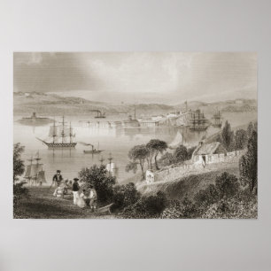 Poster La crique du liège, liège du comté, Irlande