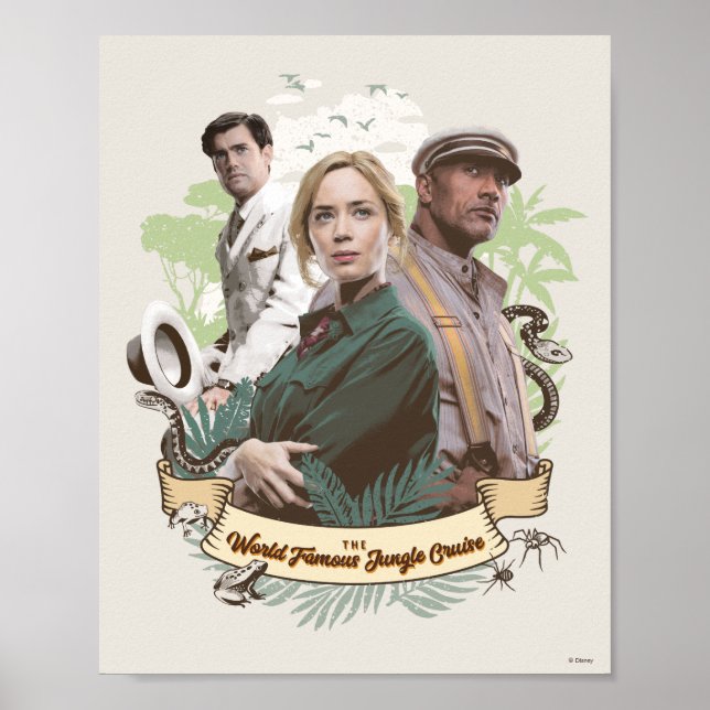 Poster La croisière sur la Jungle mondialement célèbre (Devant)