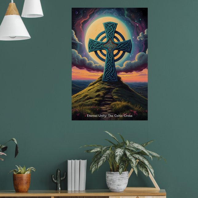 Poster La Croix celtique est un phare de l'espoir. (Salon 1)