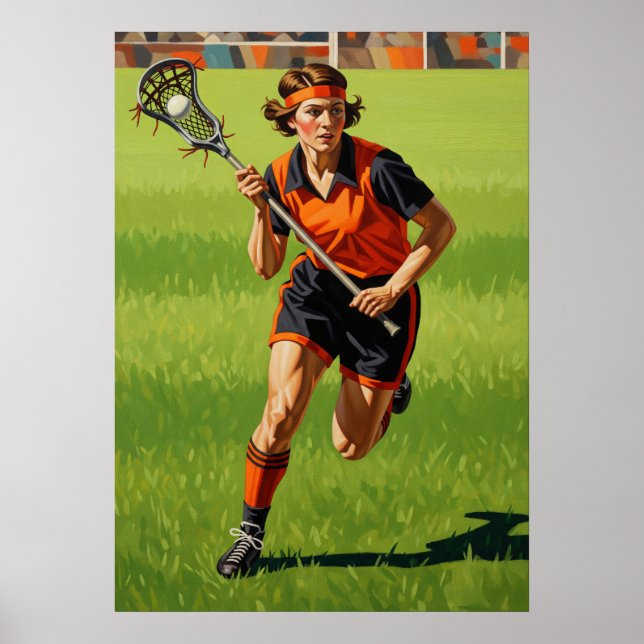 Poster LA CROSSE EN ACTION (Crosse en action) (Devant)