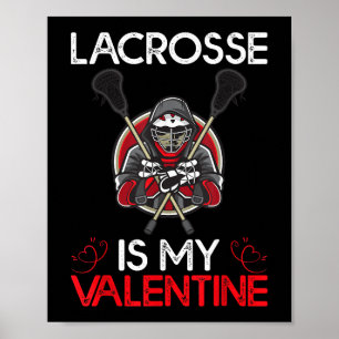 Poster La crosse est ma crosse de Saint Valentin La Saint