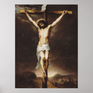 Poster La Crucifixion de Bartolome Esteban Murillo