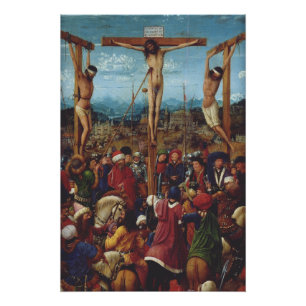 Poster La Crucifixion de Van Eyck
