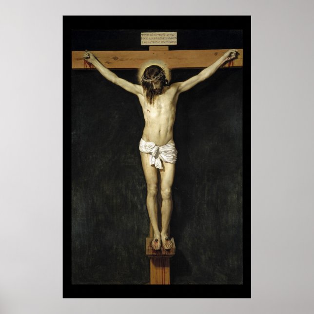 Poster La Crucifixion - Velazquez (Devant)