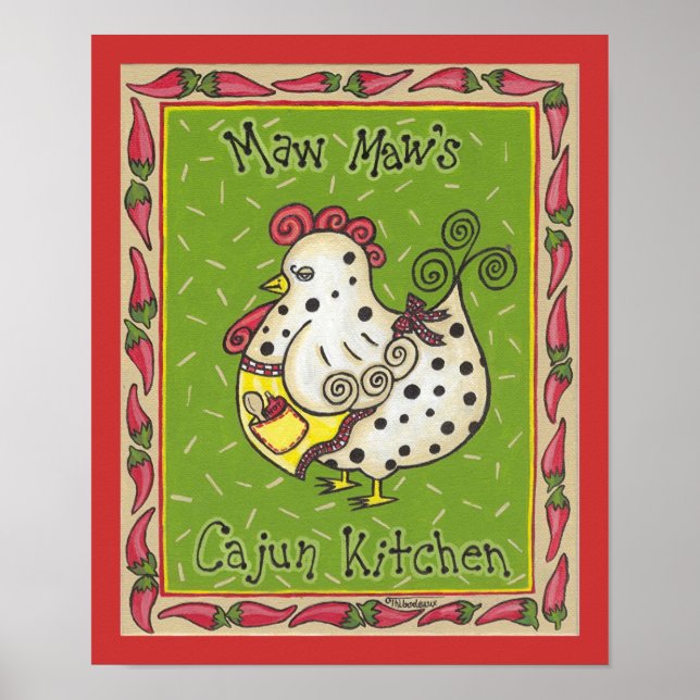 Poster La cuisine cajun de Maw Maw (Devant)