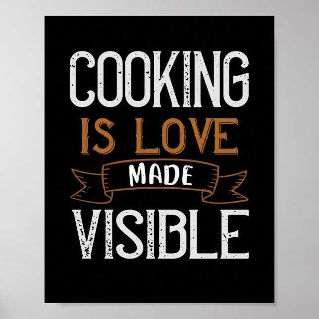 Poster La cuisine Est Amoureuse Et Visible (Devant)