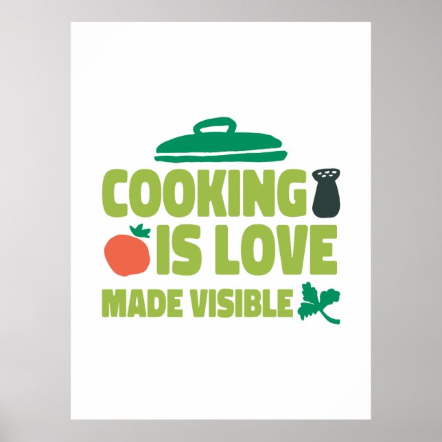 Poster La cuisine Est Amoureuse Et Visible (Devant)